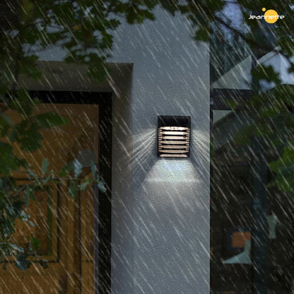 Lampe Murale Solaire de Jardin à LED - Éclairage Extérieur à L' Énergie Solaire pour la Terrasse et le Jardin