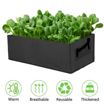 Boîte De Rangement Pliable En Feutre Pour Plantes, Avec Poignées