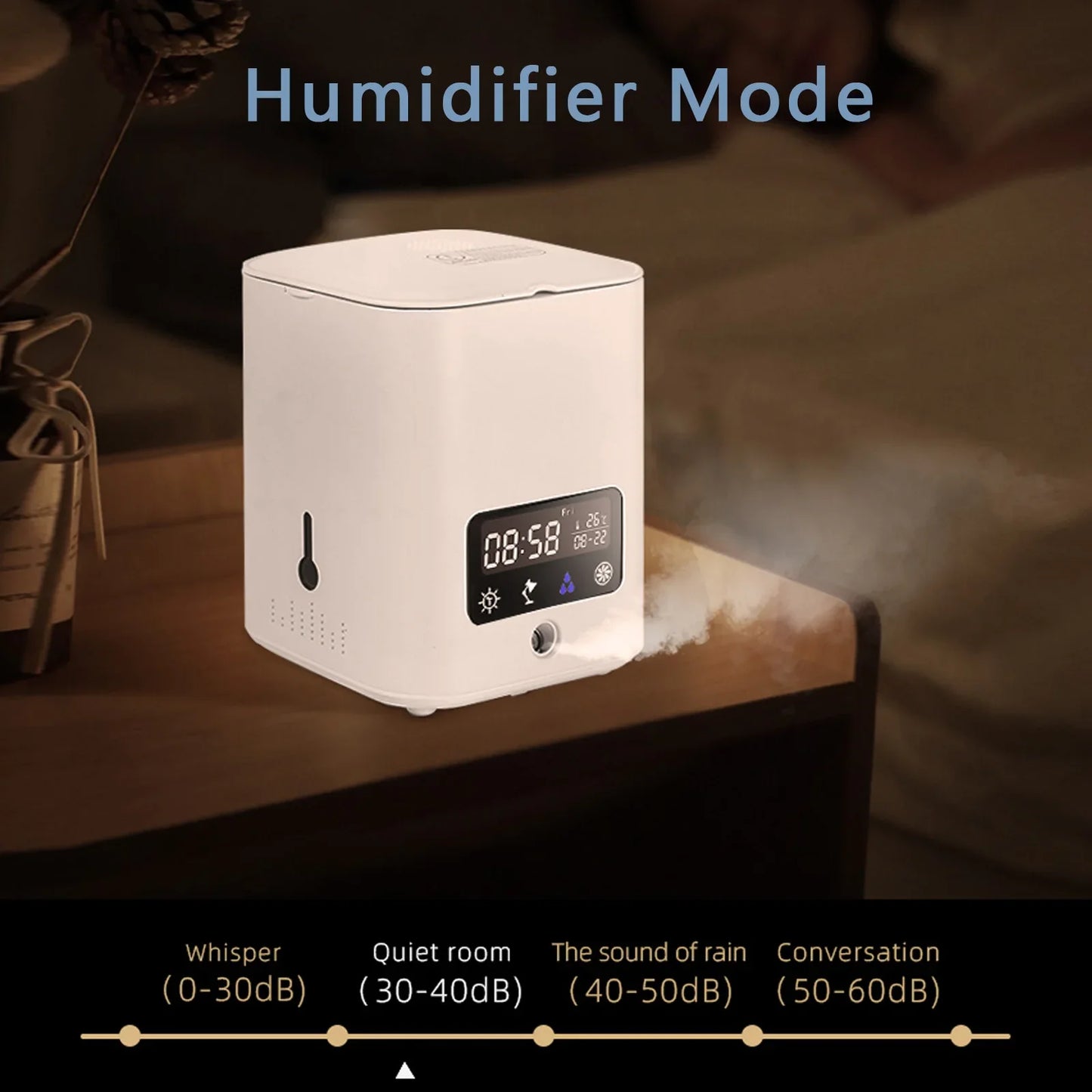 Pot de Culture Hydroponique Intelligent Multifonctionnel avec Calendrier , Diffuseur et Lampe de Bureau