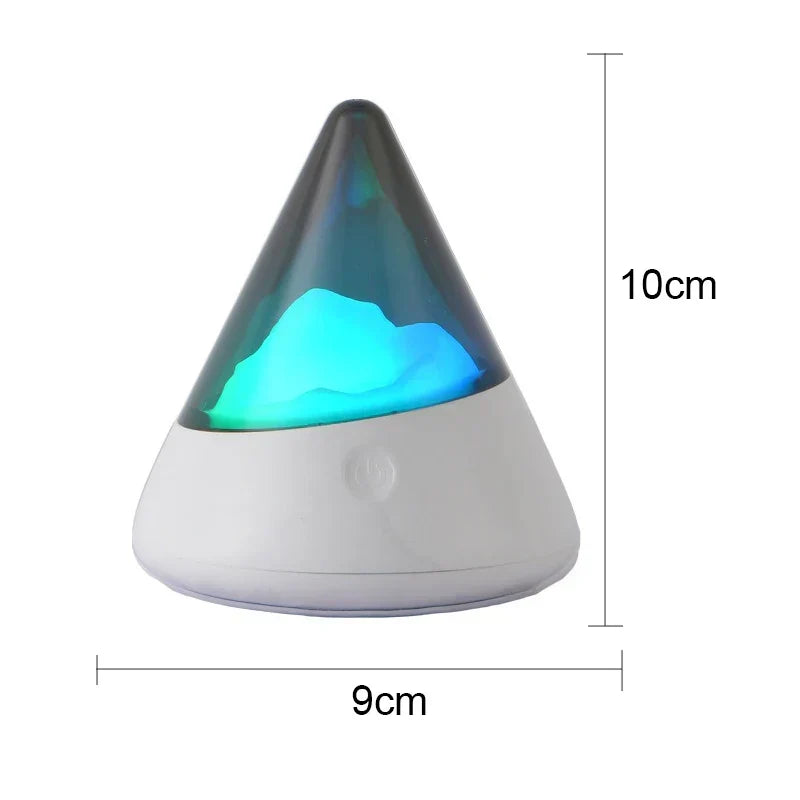 La Veilleuse Iceberg à Led sans Fil - un Design Moderne pour un Éclairage Relaxant