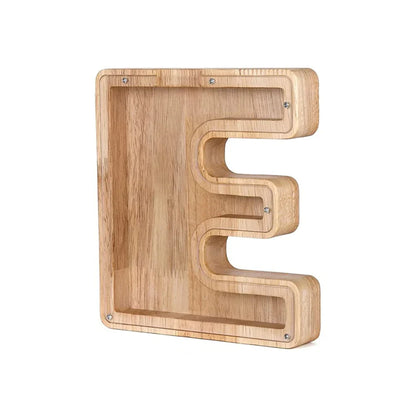 Cochon Alphabet En Bois Avec Fenêtre Transparente Pour Économiser Avec Style