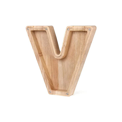 Cochon Alphabet En Bois Avec Fenêtre Transparente Pour Économiser Avec Style