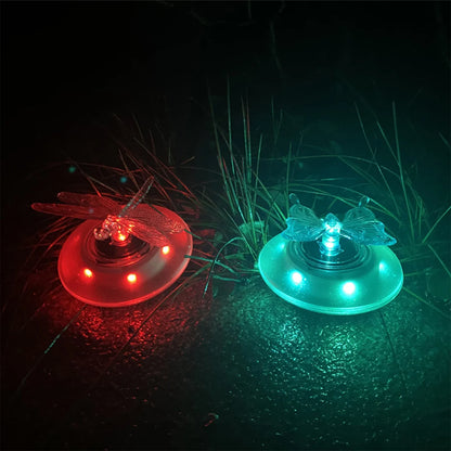 Décoration De Bassin À Énergie Solaire Papillon Et Libellule - Lumières Led Changeant De Couleur Pour Le Jardin Et Le Bassin