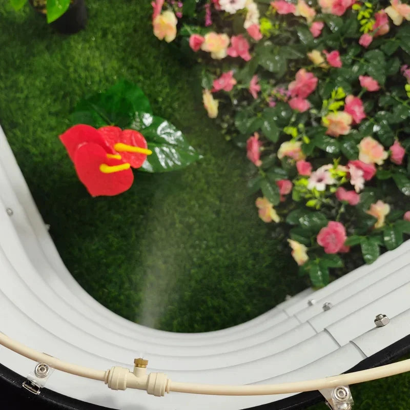 Misting System Pour La Terrasse Et Le Jardin - Kit De Pulvérisation Rafraîchissant Pour Parasol Et Kiosque