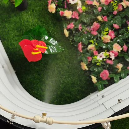 Misting System Pour La Terrasse Et Le Jardin - Kit De Pulvérisation Rafraîchissant Pour Parasol Et Kiosque