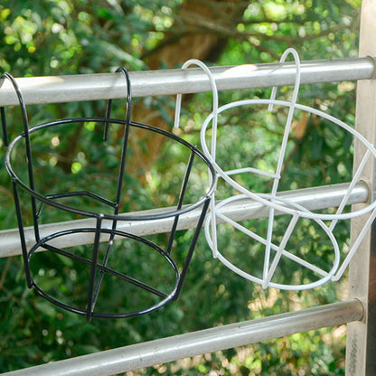 Porte-plantes Pratique Avec Support Métallique Stable Pour Balcon Et Terrasse
