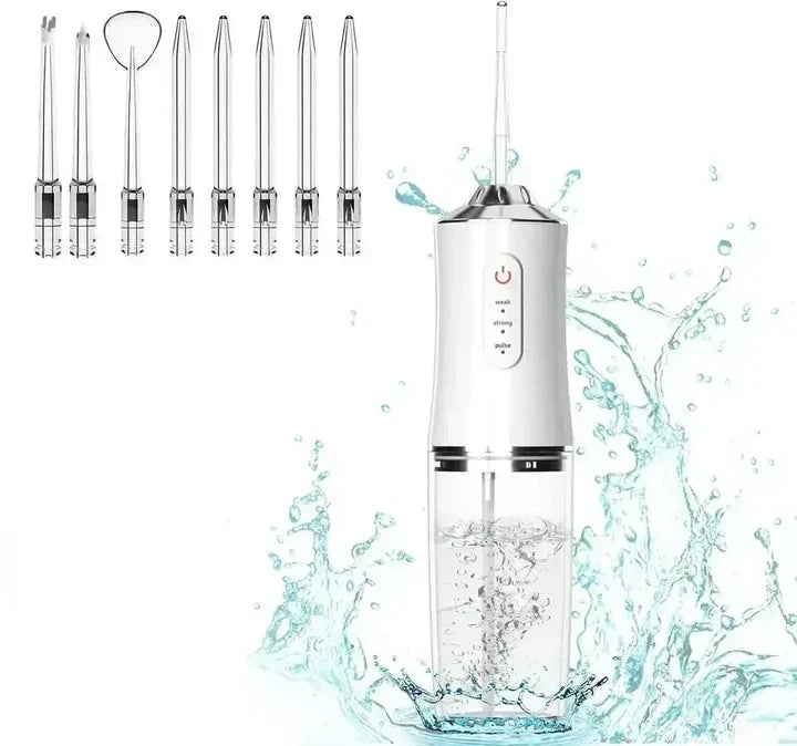 Nettoyeur de Dents à Eau Sans Fil | pour un Nettoyage Complet des Dents