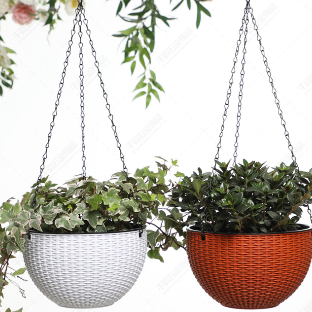 Suspension de Plantes Stable avec Chaînes - Suspension Robuste pour Pots de Fleurs et Plantes de Jardin
