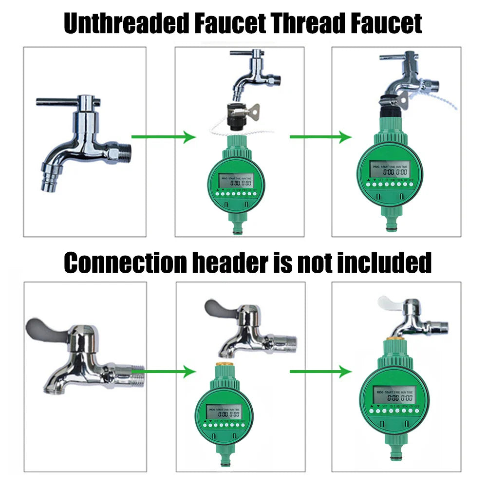 Contrôleur D' Arrosage Automatique - Programmateur D' Eau de Jardin Intelligent pour la Maison