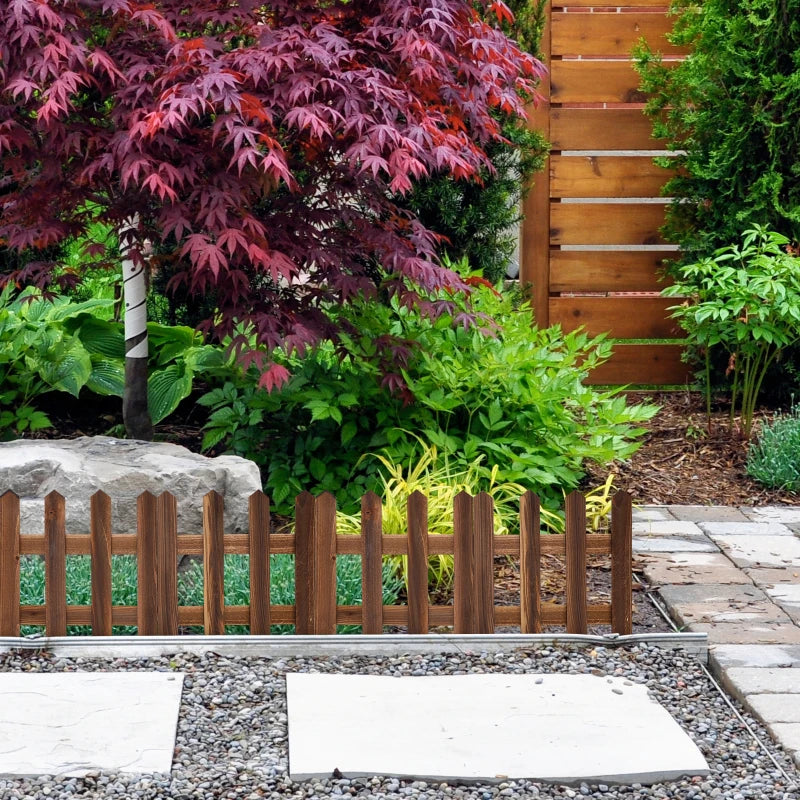 Clôture De Jardin Décorative En Bois Pour Les Parterres Et Les Espaces Extérieurs