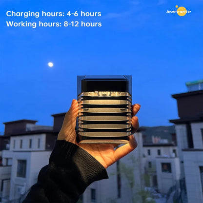 Lampe Murale Solaire de Jardin à LED - Éclairage Extérieur à L' Énergie Solaire pour la Terrasse et le Jardin