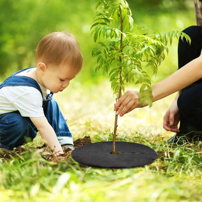 Toile D' Arbre Anti-herbe - Tapis Anti-racines Respirant Pour Le Jardin Et Les Plantes