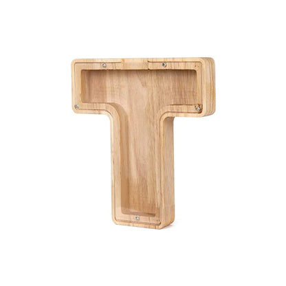 Cochon Alphabet En Bois Avec Fenêtre Transparente Pour Économiser Avec Style