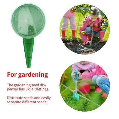 Distributeur de Graines Ajustable - Distributeur de Graines de Jardin Précis pour une Utilisation Facile