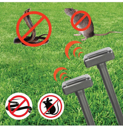 Défense Solaire contre les Serpents et les Ravageurs - Appareil à Ultrasons pour le Jardin
