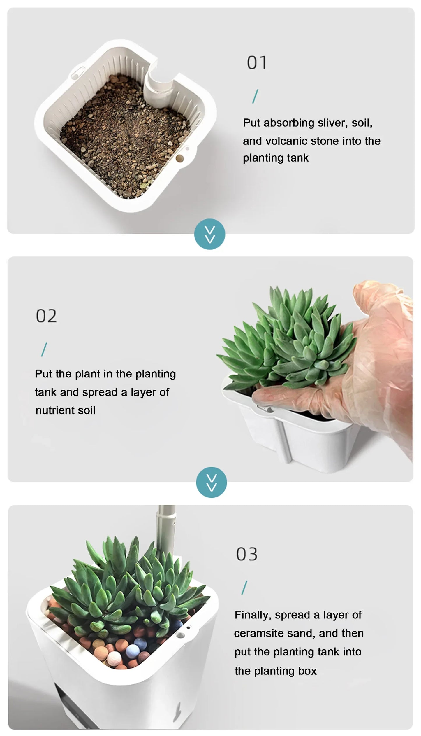 Pot de Culture Hydroponique Intelligent Multifonctionnel avec Calendrier , Diffuseur et Lampe de Bureau