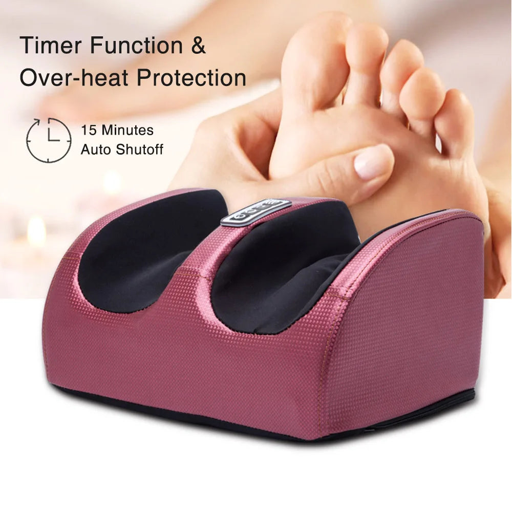 Masseur de Pieds Chauffant Shiatsu avec Relaxation Électrique Profonde