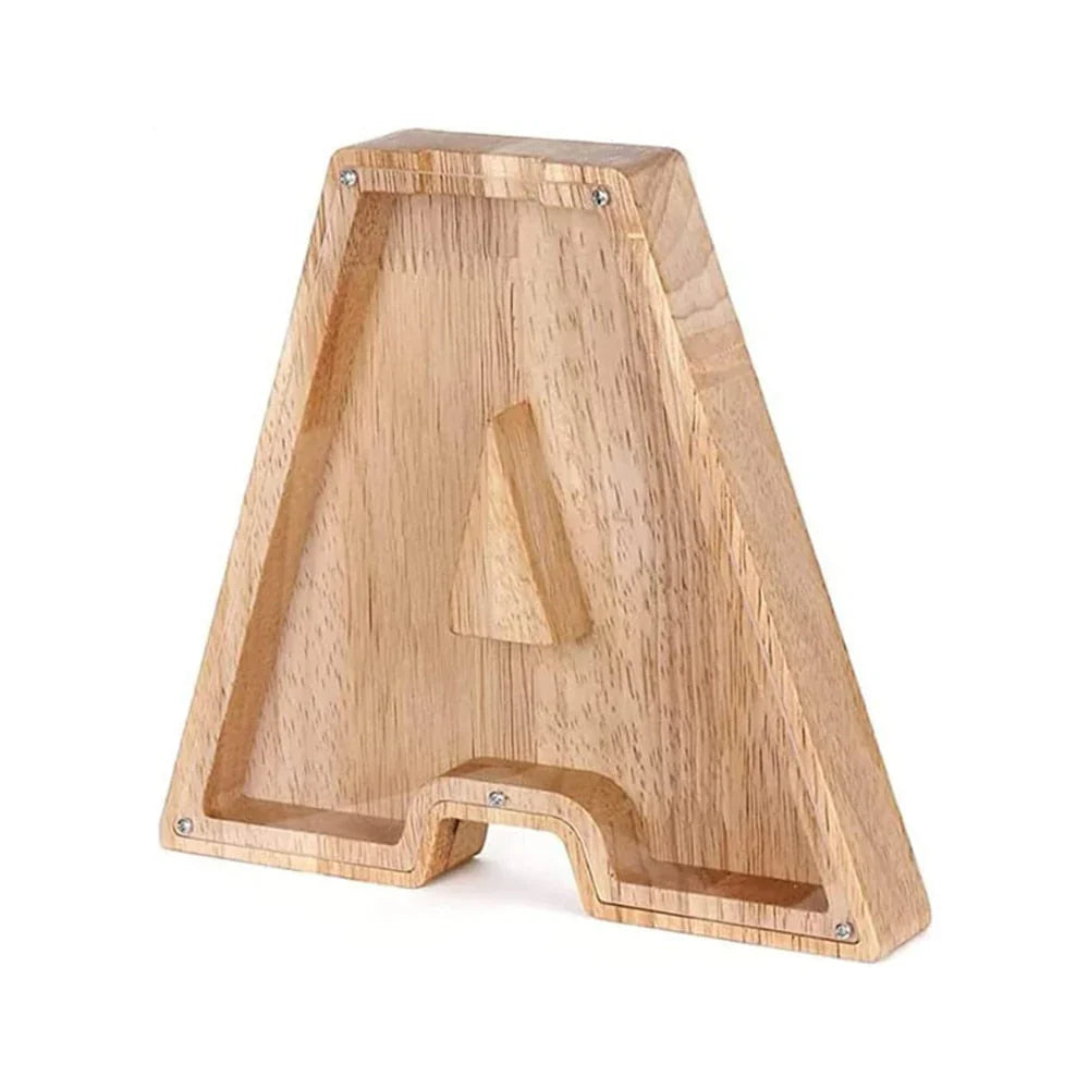 Cochon Alphabet En Bois Avec Fenêtre Transparente Pour Économiser Avec Style