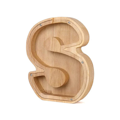 Cochon Alphabet En Bois Avec Fenêtre Transparente Pour Économiser Avec Style