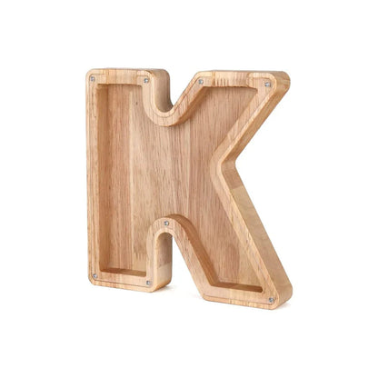 Cochon Alphabet En Bois Avec Fenêtre Transparente Pour Économiser Avec Style