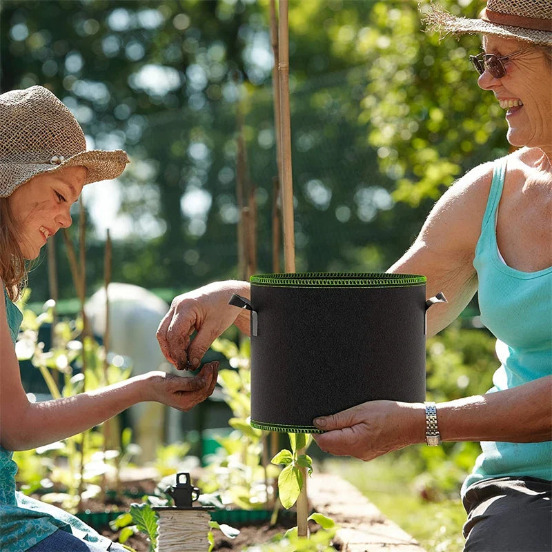 Sac À Plantes En Non-tissé - Conteneur De Jardinage Robuste Avec Poignées Pour Les Plantes