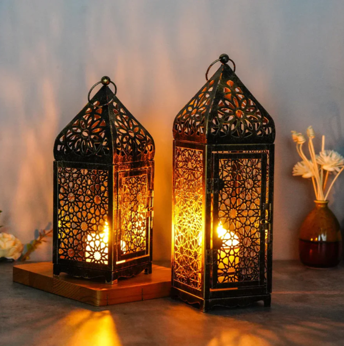 Photophore Vintage au Design Bronze