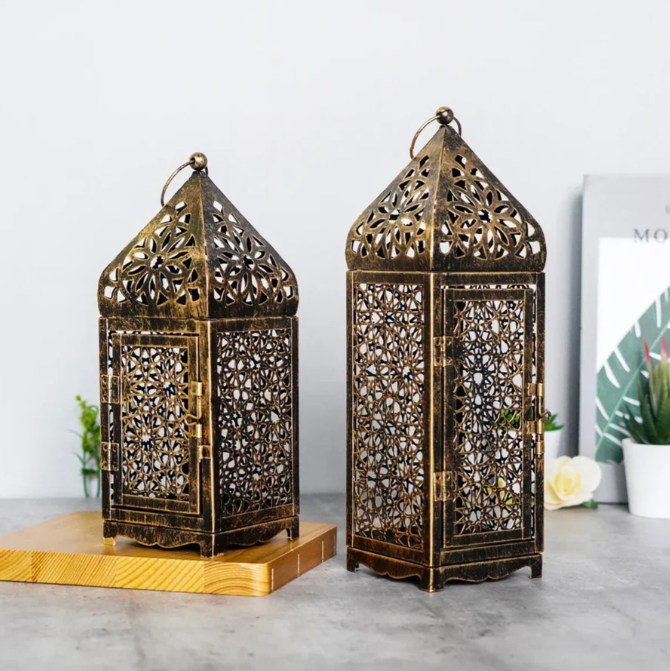 Photophore Vintage au Design Bronze