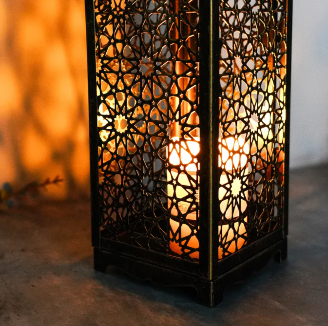 Photophore Vintage au Design Bronze