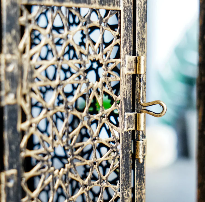 Photophore Vintage au Design Bronze