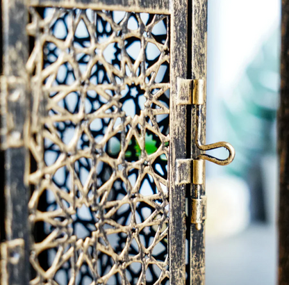 Photophore Vintage au Design Bronze