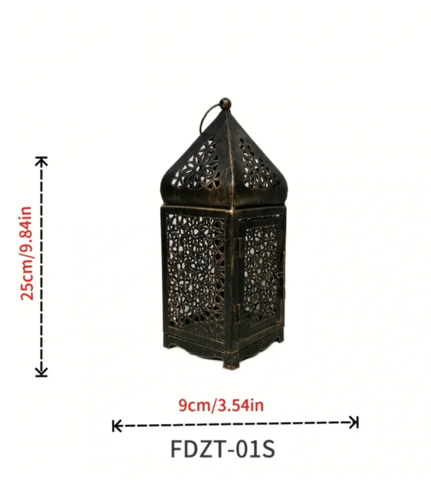 Photophore Vintage au Design Bronze