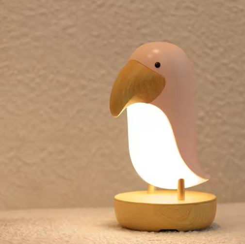Lampe de Nuit Rechargeable en Forme D' Oiseau