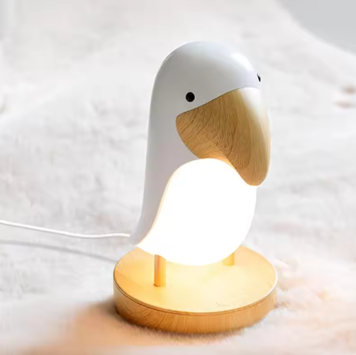 Lampe de Nuit Rechargeable en Forme D' Oiseau