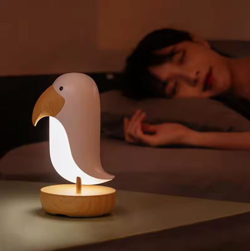 Lampe de Nuit Rechargeable en Forme D' Oiseau
