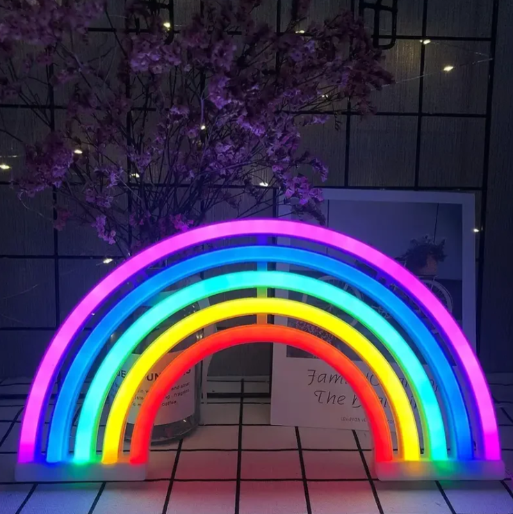 Lampe D' Ambiance Arc-en-ciel Colorée