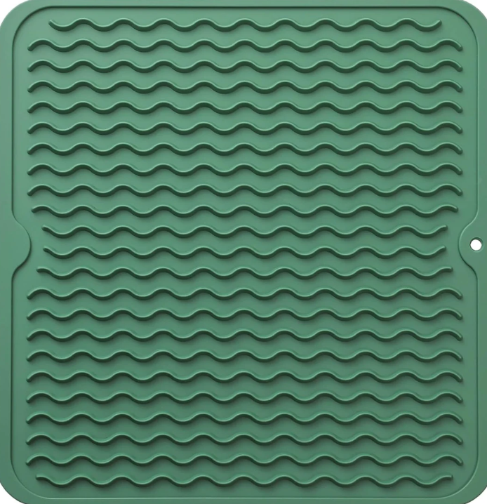 Tapis D' Égouttage en Silicone Durable - Universel et Résistant à la Chaleur