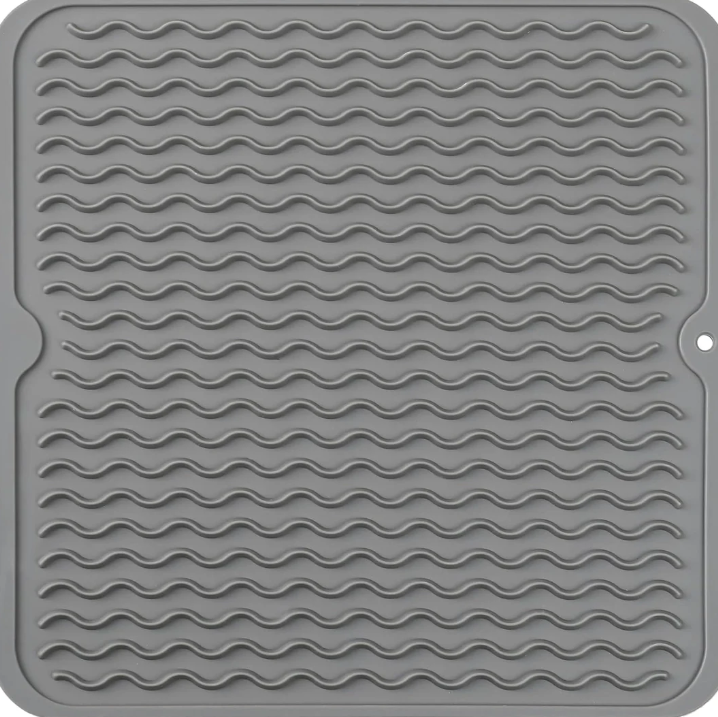 Tapis D' Égouttage en Silicone Durable - Universel et Résistant à la Chaleur