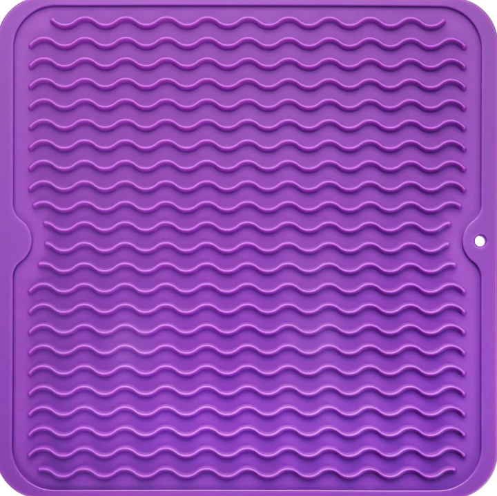 Tapis D' Égouttage en Silicone Durable - Universel et Résistant à la Chaleur
