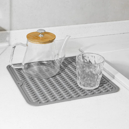 Tapis D' Égouttage en Silicone Durable - Universel et Résistant à la Chaleur