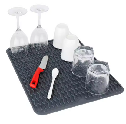 Tapis D' Égouttage en Silicone Durable - Universel et Résistant à la Chaleur