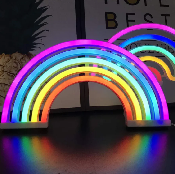 Lampe D' Ambiance Arc-en-ciel Colorée