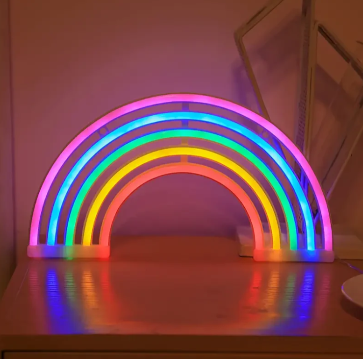 Lampe D' Ambiance Arc-en-ciel Colorée
