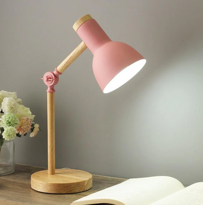 Lampe de Table Scandinave en Bois