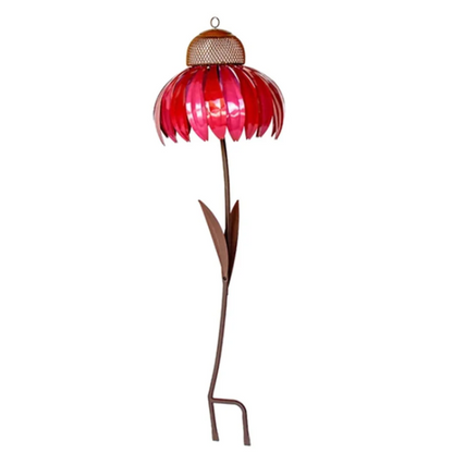 Station de Nourriture pour Oiseaux au Design Floral