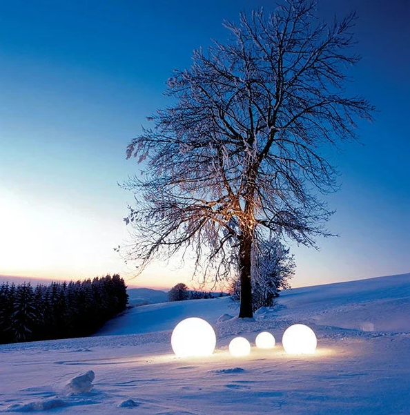 Lampe de Jardin Ronde
