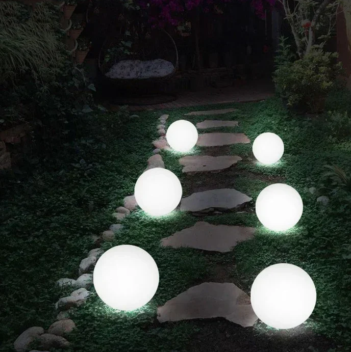 Lampe de Jardin Ronde
