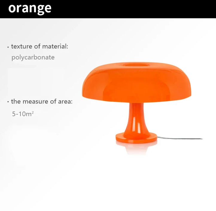 Lampe de Table Led Champignon Design et Moderne - Minimaliste pour la Chambre à Coucher et le Salon