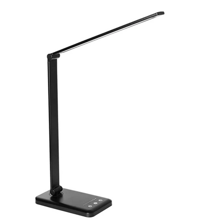 Lampe de Bureau Led Ajustable Contemporaine avec Fonction de Charge