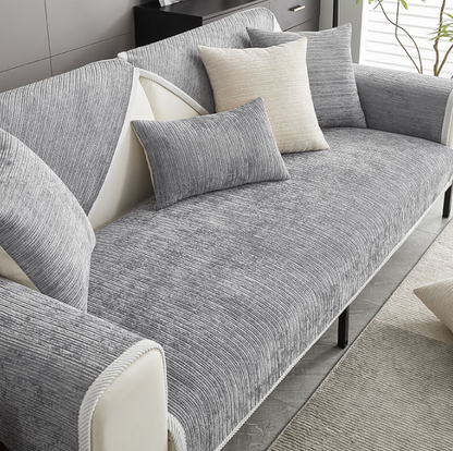 Housses de Bancs Élégantes et Écologiques , Résistantes Aux Rayures