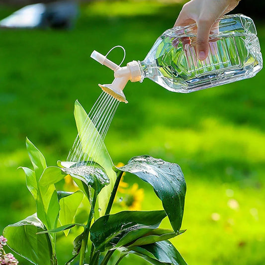 Bouteille à Double Capuchon 2 en 1 Buse de Pulvérisation - Mini Tête de Pulvérisation pour L' Arrosage de Jardin